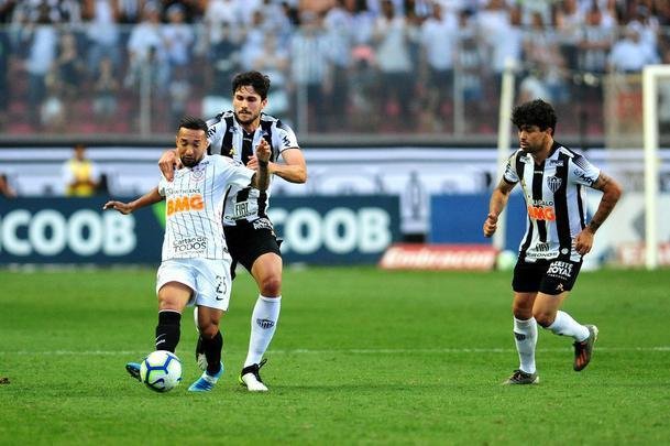Fotos do jogo entre Atltico e Corinthians no Independncia