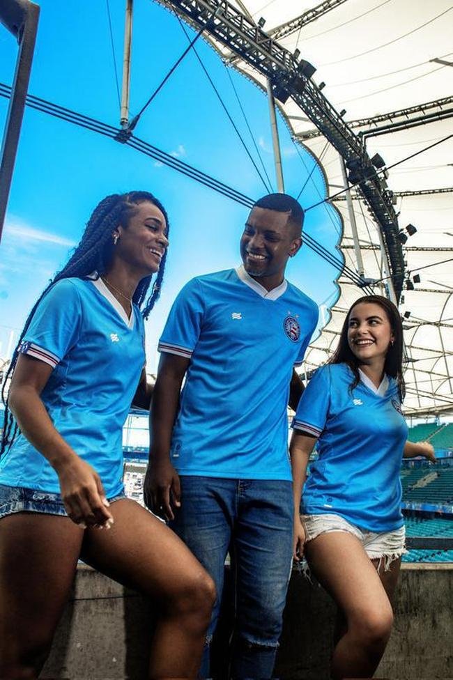 Bahia lana terceiro uniforme com referncias ao Grupo City: Salvador Cityzada

