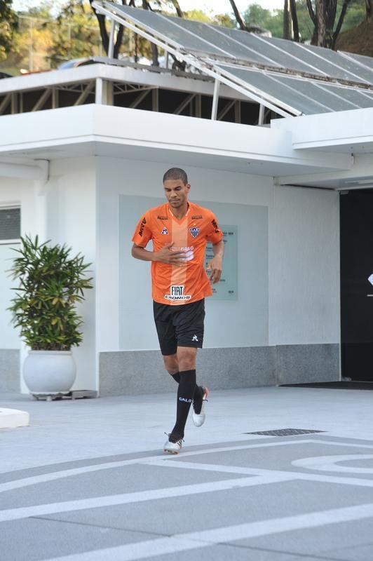 Fotos do ltimo treino do Atltico antes do jogo contra o Unin La Calera