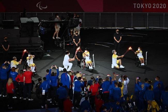Fotos da Cerimnia de Abertura dos Jogos Paralmpicos de Tquio