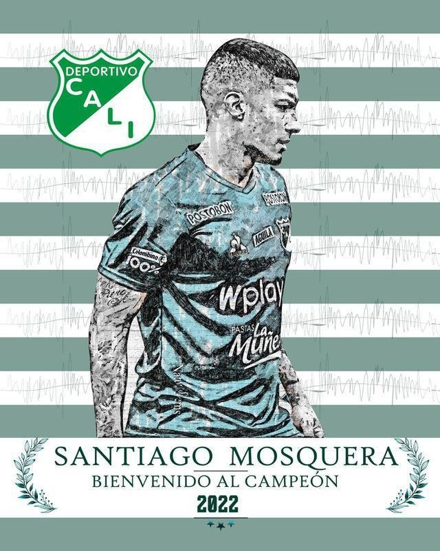 Santiago Mosquera, atacante (Deportivo Cali-COL)