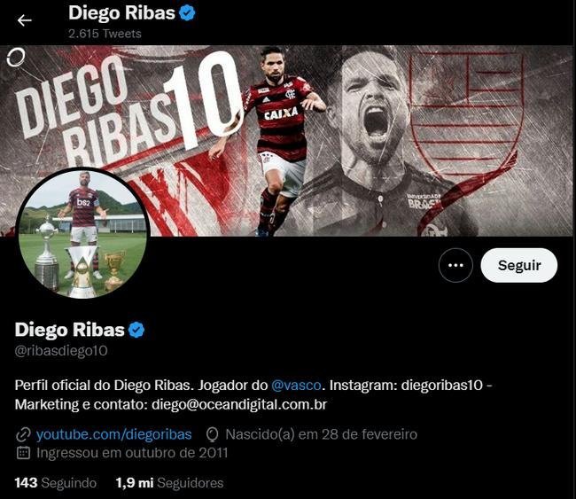 Jogadores que estiveram no Flamengo em 2022 foram hackeados no Twitter