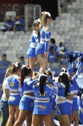 Torcedores do Cruzeiro compareceram em grande nmero ao Mineiro na semifinal contra o Tupi