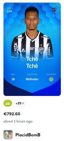 Tchê Tchê - 792,60 euros (R$ 5.047,36) pela carta super rara