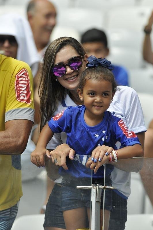 Torcedores do Cruzeiro compareceram em grande nmero ao Mineiro na semifinal contra o Tupi