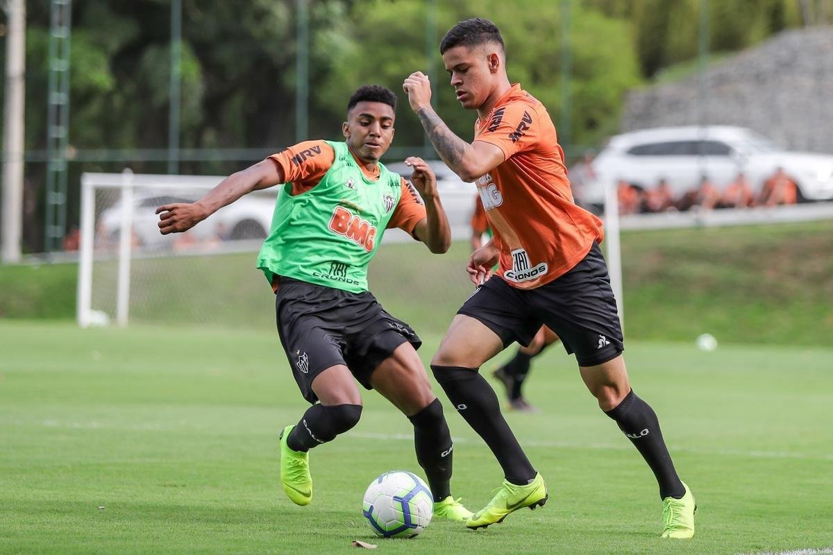 Veja fotos do jogo-treino do Atltico com o time sub-20