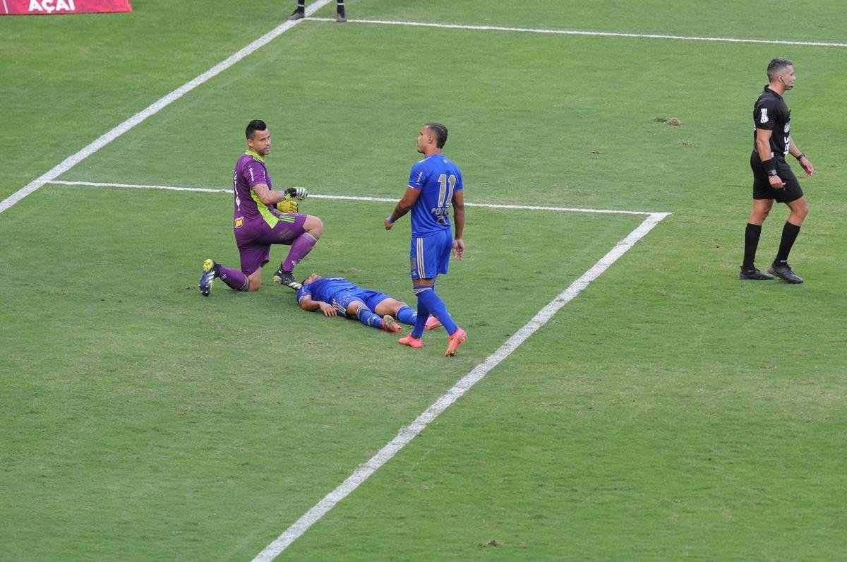 Fotos do empate por 0 a 0 entre Cruzeiro e Tombense, no Mineiro, em Belo Horizonte, pela sexta rodada do Campeonato Mineiro de 2021. Goleiro cruzeirense Fbio pegou um pnalti cobrado por Paulinho Dias e evitou o revs.