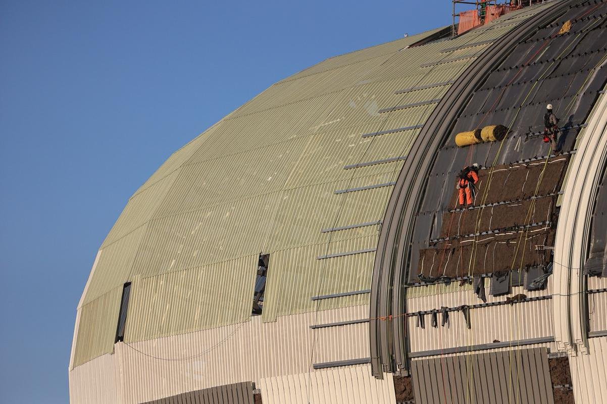 Arena MRV segue em ritmo acelerado de obras. Previso de concluso do estdio foi atualizada para dezembro.