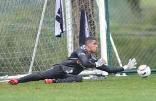 Treino do Atltico na Cidade do Galo, na manh desta tera-feira (24/1).