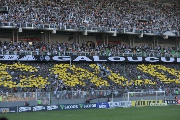 Torcida do Atltico na deciso do Campeonato Mineiro, no Independncia