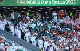 Polnia x Arbia Saudita: fotos da torcida no jogo da Copa do Mundo