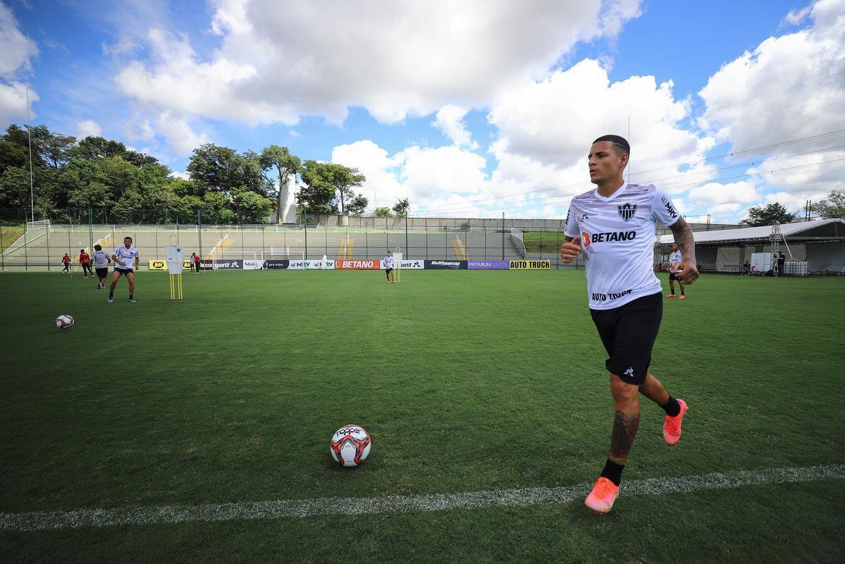 Treino do Atltico em 15/3/2021, na Cidade do Galo