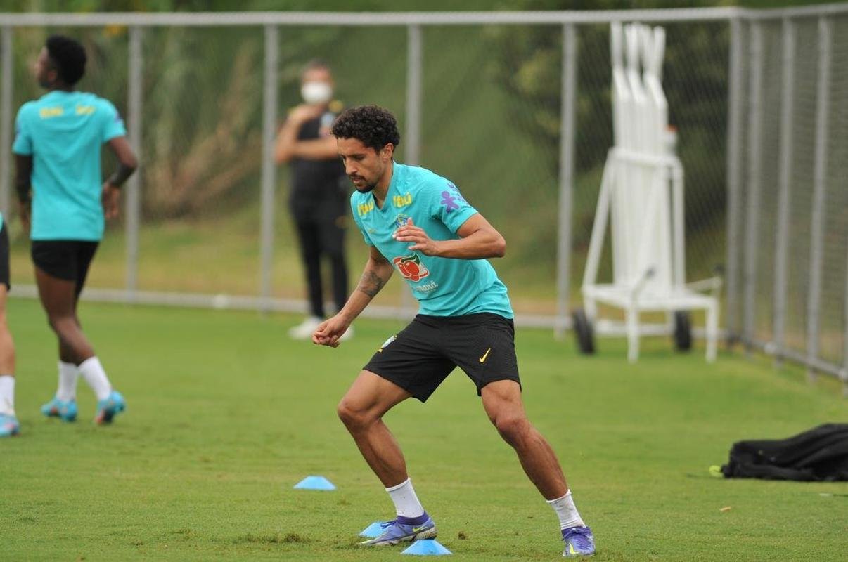 Seleo Brasileira concluiu na Toca da Raposa II, CT do Cruzeiro, em BH, a preparao para enfrentar o Paraguai no Mineiro pelas Eliminatrias da Copa do Mundo do Catar