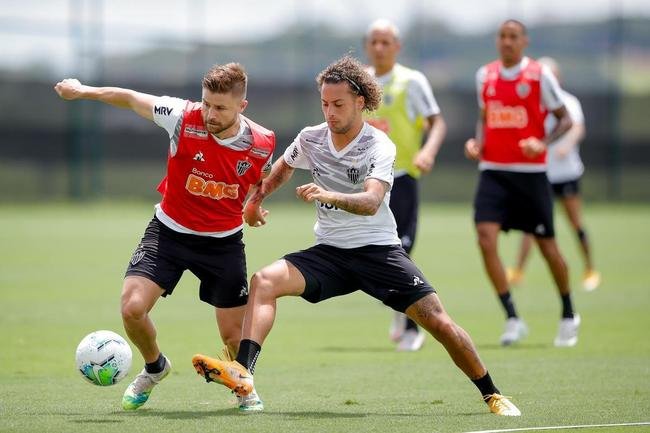 Veja fotos do treino do Atl�tico