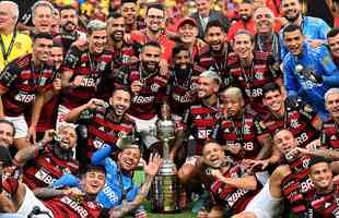 Festa e pdio: as melhores fotos do tri do Flamengo na Libertadores