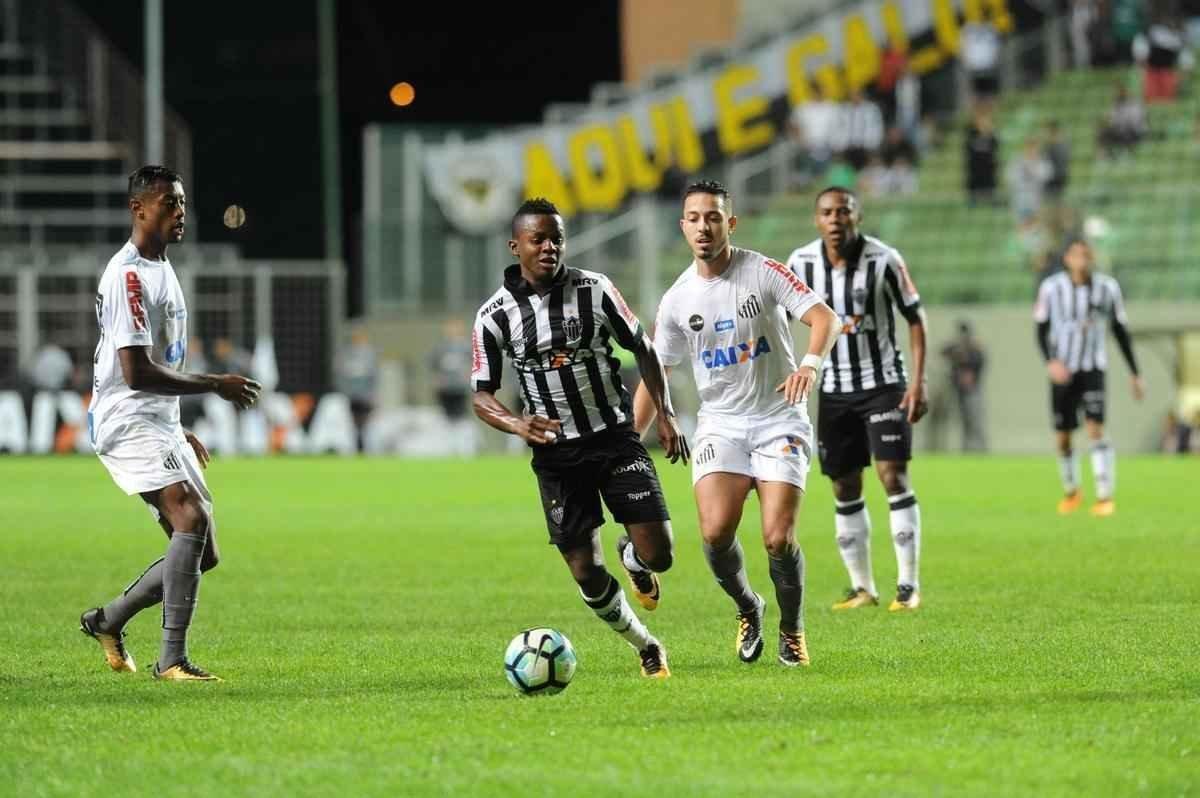 Atltico e Santos se enfrentaram, no Independncia, pela 13 rodada do Campeonato Brasileiro