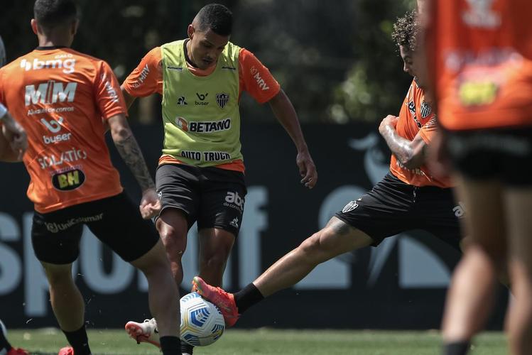Fotos do treino do Atlético nesta segunda-feira, 13 de setembro de 2021