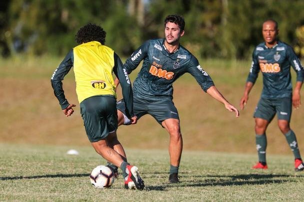 Jogadores do Atltico treinaram no CT do Danubio, em Montevidu, nesta tera-feira