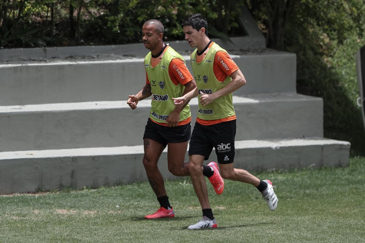 Fotos do treino do Atltico neste domingo, 14/11/2021