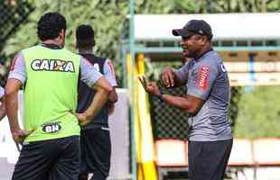Elenco do Atltico se prepara para encarar o Sport Boys, pela fase de grupos da Copa Libertadores