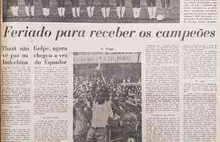 Seleo Brasileira, que perdeu para o Atltico no Mineiro em 1969, viria a ser campe do mundo em 1970, no Mxico.