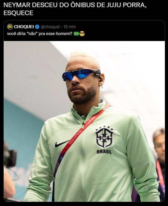 Neymar chega ao jogo de Juliet e explode internet