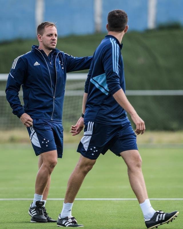 Imagens do treino do Cruzeiro nesta tera-feira (3 de janeiro), na Toca da Raposa II
