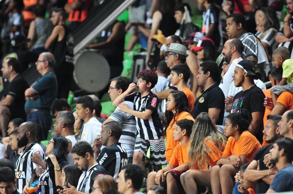 Fotos do jogo entre Atltico e Grmio