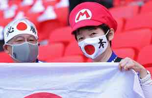 Japoneses esbanjaram criatividade na partida Japo x Costa Rica, no Catar