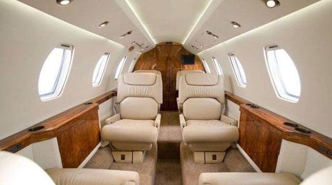 Jato Learjet 60XR que transportou Zrate de Buenos Aires a BH