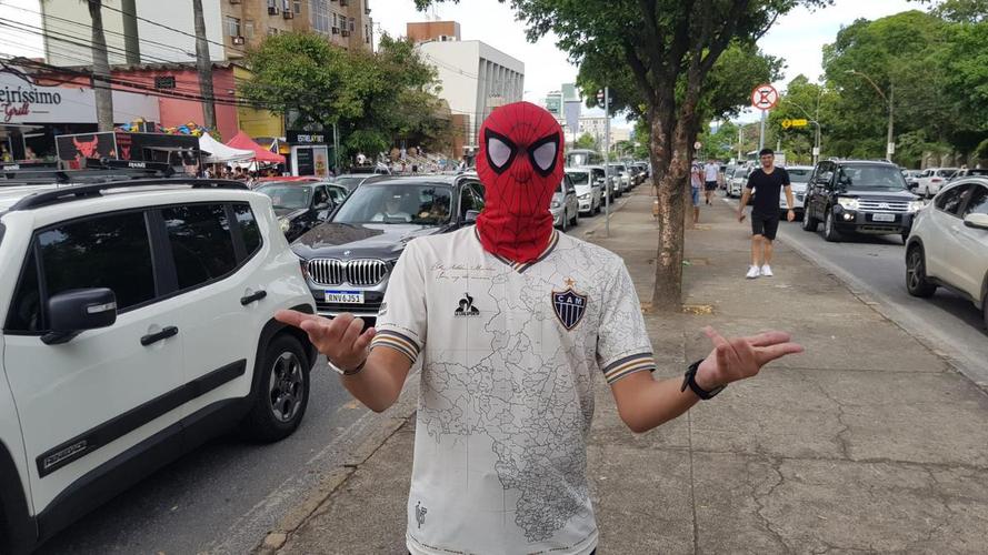 Chegada da torcida do Atlético ao Mineirão para a final da Copa do Brasil, contra o Athletico-PR