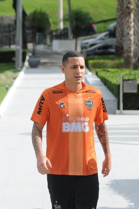 Fotos da apresentao do lateral-esquerdo Guilherme Arana ao Atltico, na Cidade do Galo. Jogador de 22 anos assinou contrato de emprstimo at meados de 2021
