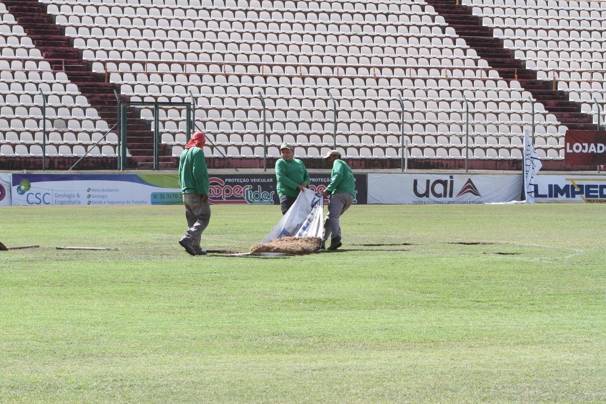 Fotos da Arena do Jacar, palco de jogos do Cruzeiro na Srie B