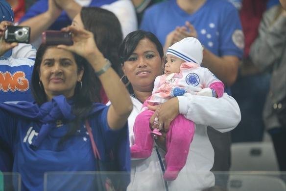Imagens da torcida no jogo contra o Vitria