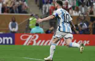 As melhores imagens da final da Copa do Mundo entre Argentina e Frana, no Estdio Icnico de Lusail, no Catar