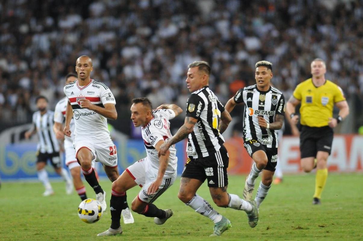 Fotos do jogo entre Atltico e So Paulo, no Mineiro, em Belo Horizonte, pela 16 rodada do Campeonato Brasileiro (10/7/2022)