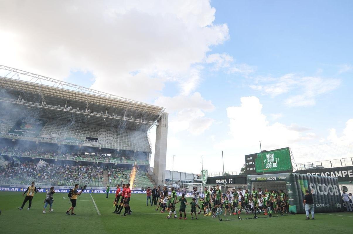 Amrica x Atltico: fotos do jogo de ida da final do Campeonato Mineiro, neste sbado (1/4), no Independncia