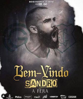 O Gois anunciou a contratao do volante Sandro, que estava sem clube