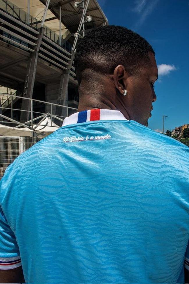 Bahia lana terceiro uniforme com referncias ao Grupo City: Salvador Cityzada

