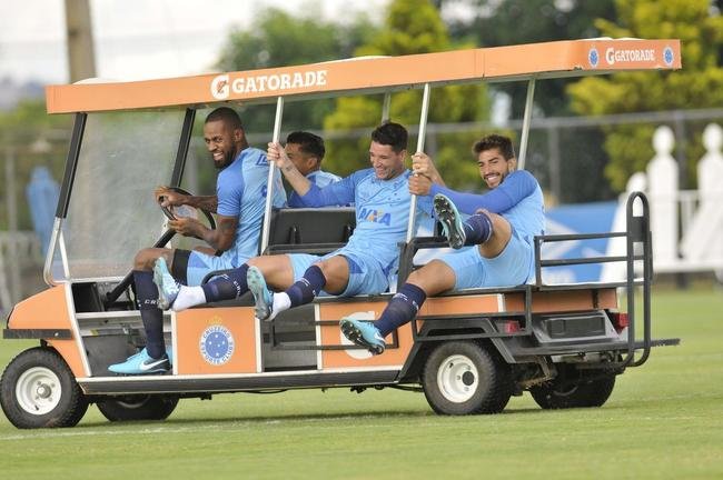 Lucas Romero pelo Cruzeiro na temporada 2018