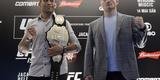Imagens da coletiva do UFC 198, no Rio de Janeiro - Fabricio Werdum e Stipe Miocic