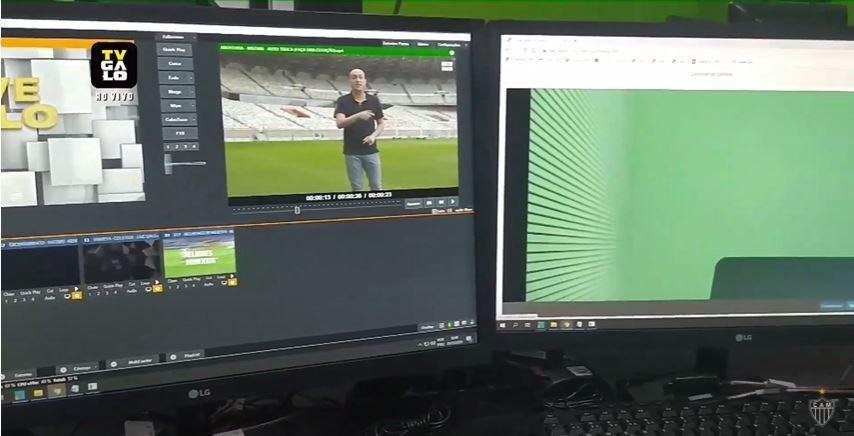 O Atltico inaugurou, na tarde desta segunda-feira (21), um estdio de comunicao na sede do clube, no bairro de Lourdes, em Belo Horizonte. O projeto  mais um investimento do Galo no setor e busca, principalmente, a aproximao do torcedor com o dia a dia da instituio.