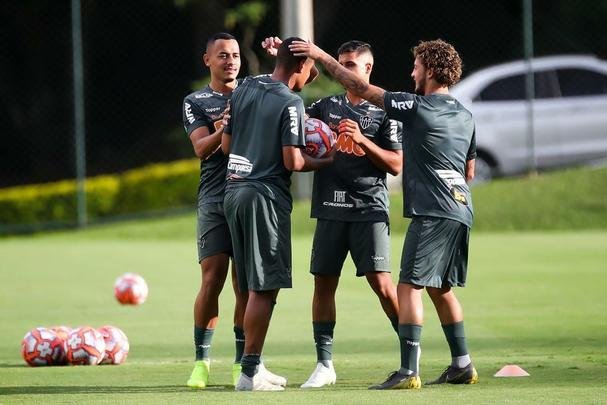 Fotos do treino do Atlético