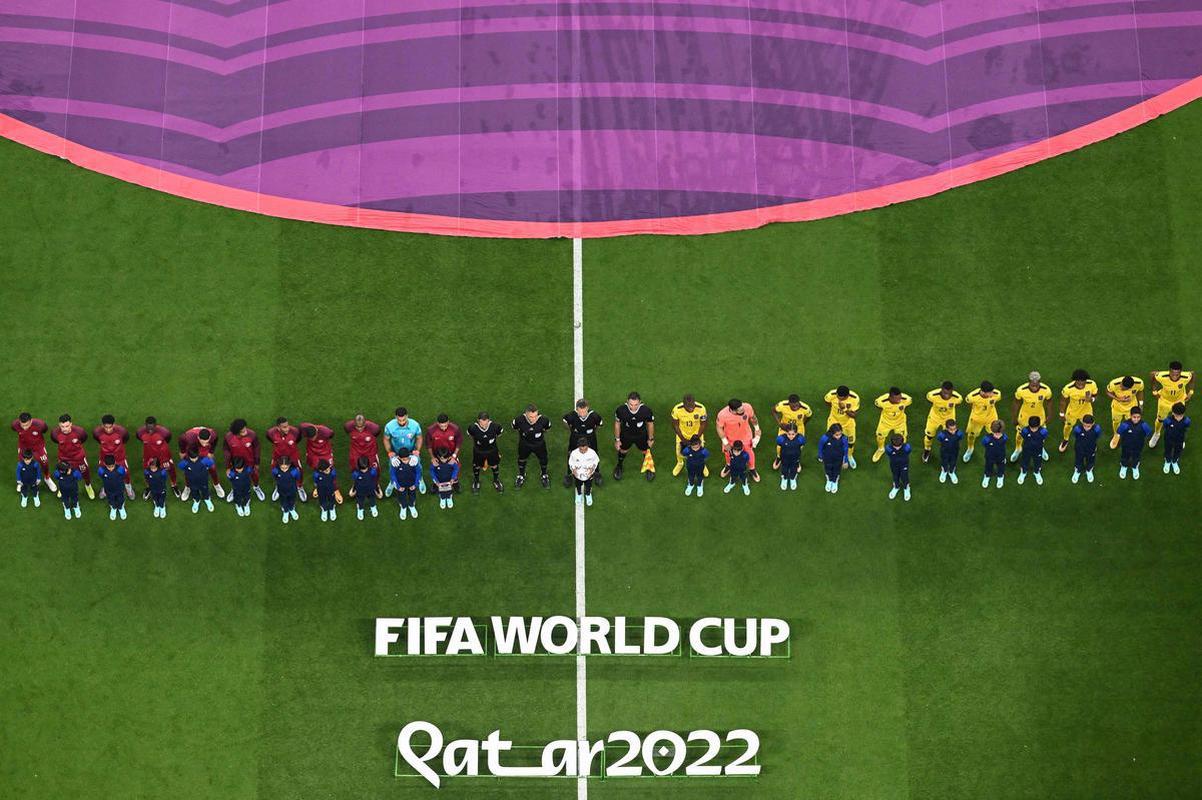 Fotos do jogo de abertura da Copa do Mundo, entre Catar e Equador, no Estdio Al Bayt, em Al Khor, no Catar
