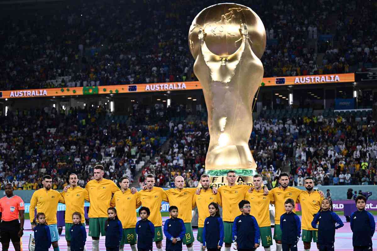 Imagens do jogo entre Frana e Austrlia, pelo Grupo D da Copa do Mundo