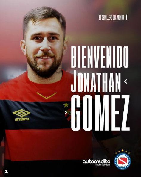 Jonathan Gómez, meia (Argentinos Juniors, da Argentina)
