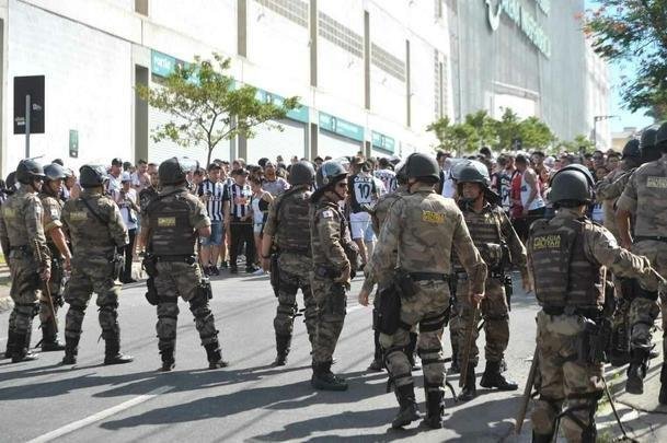 Torcida do Atltico na deciso do Campeonato Mineiro, no Independncia