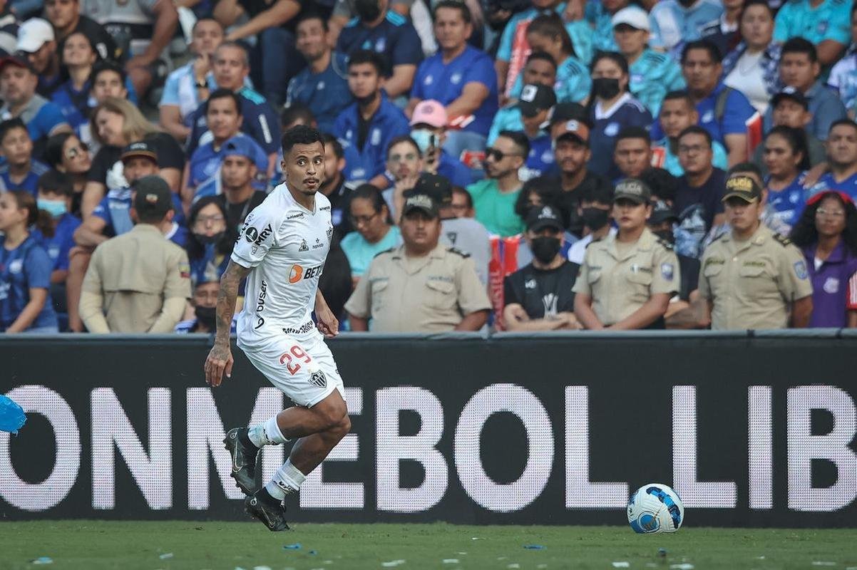 Fotos do jogo de ida das oitavas de final da Copa Libertadores, entre Emelec e Atltico, no estdio George Capwell, em Guayaquil, no Equador