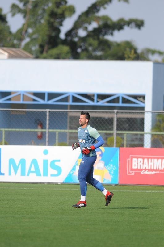 Fotos da reapresentao do Cruzeiro nesta segunda-feira, na Toca da Raposa II. Time se prepara para enfrentar o Boca Juniors, quinta-feira  noite, s 21h45, no Mineiro. Jogo valer pelas quartas de final da Copa Libertadores (Leandro Couri/EM D.A Press)