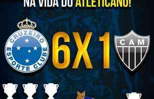 Memes: torcida do Cruzeiro provoca rivais aps conquista do hexa da Copa do Brasil